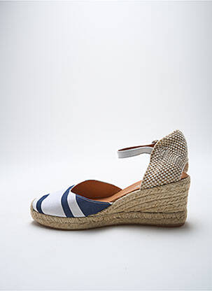 Espadrilės apvalus mygtukas kulnas nuo 4 iki 6 cm mėlyna ADIGE moteris