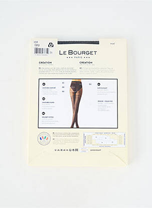 Kojinės pėdkelnės/basai juodas LE BOURGET moteris