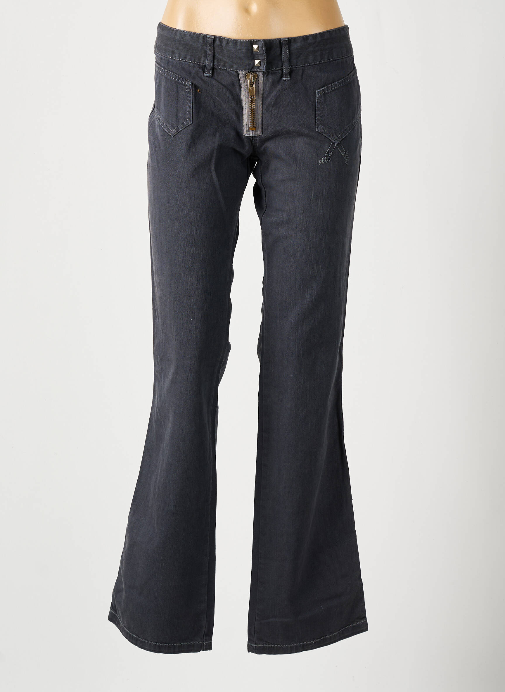 Bootcut džinsai tamprumas maža dydžio pilka GOTCHA moteris