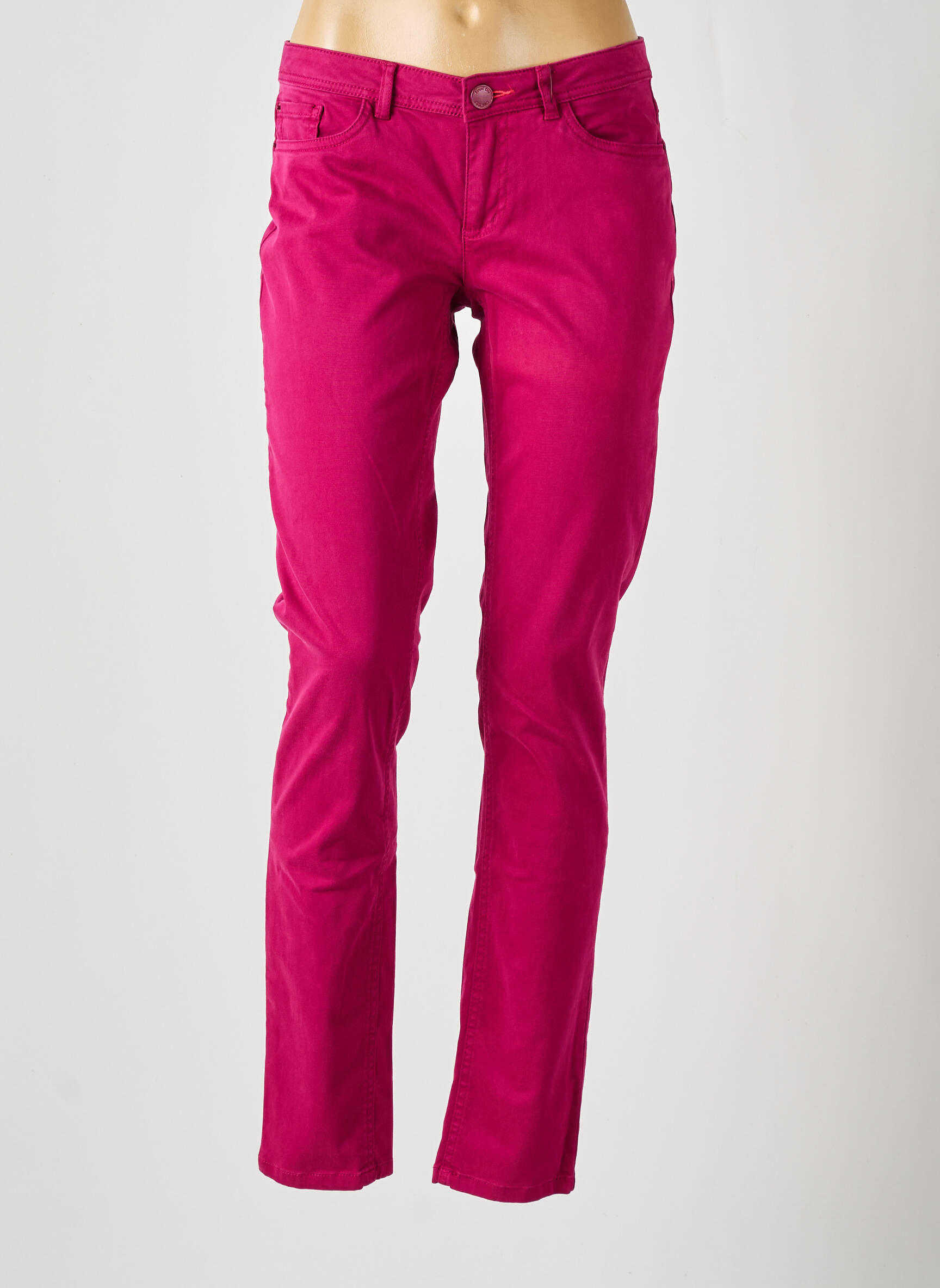 Lieknos kelnės maža dydžio maža dydžio rožinė STREET ONE moteris