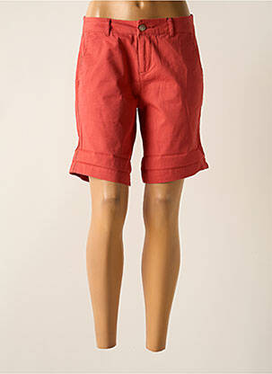 Bermudas tiesi kirpimas raudona BROADWAY moteris