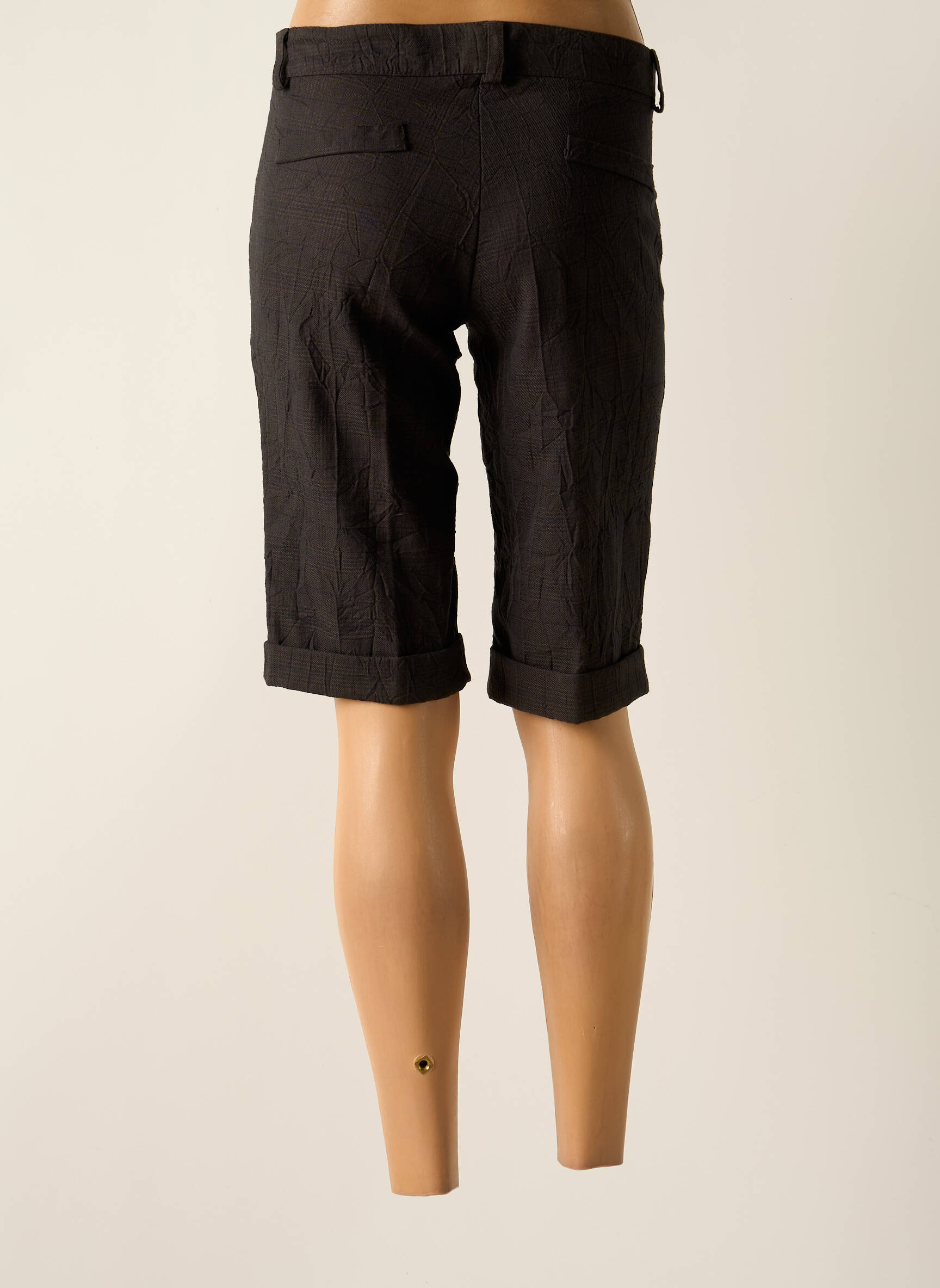 Bermudas tiesi kirpimas rudas MY MOON moteris