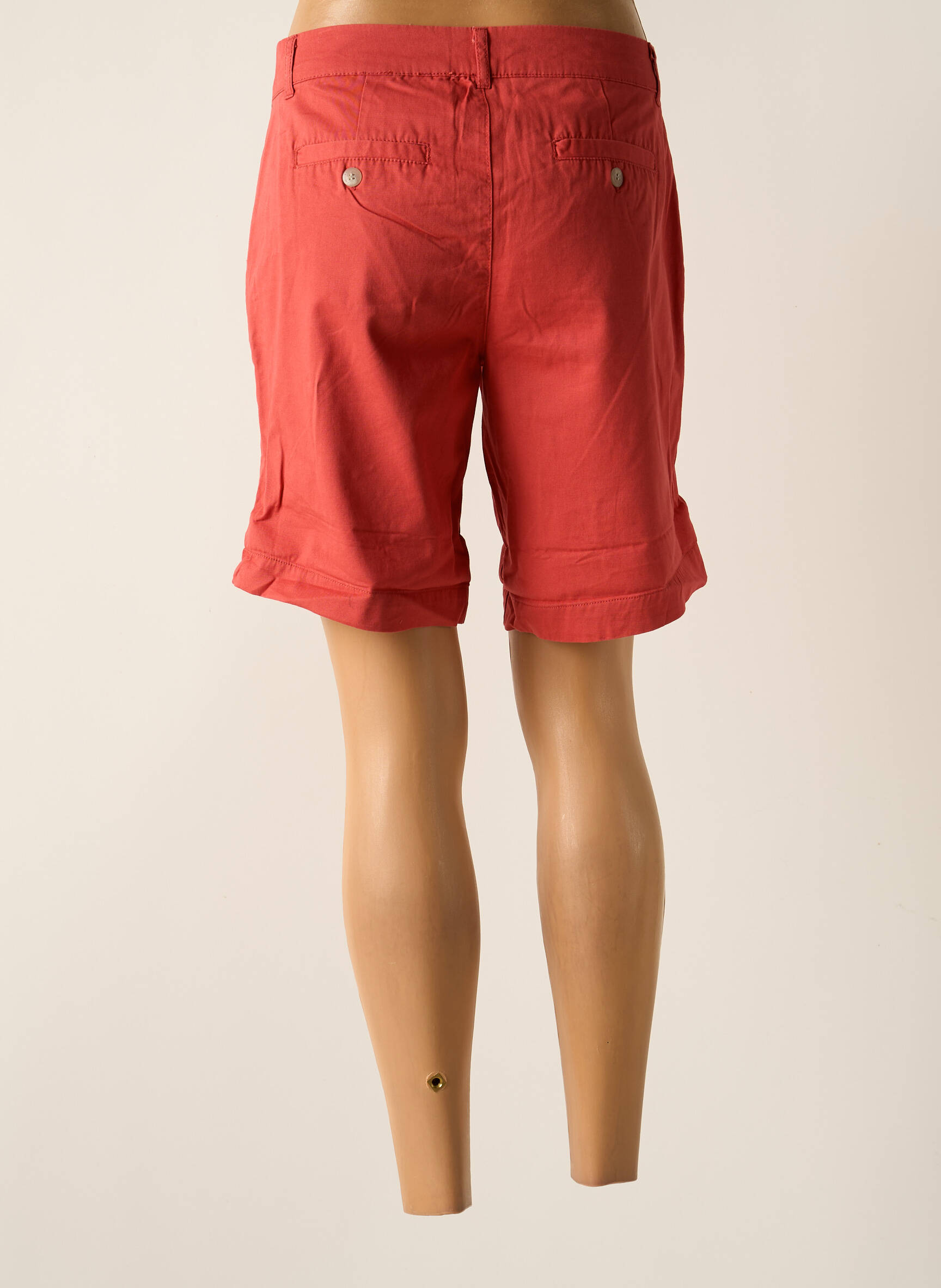 Bermudas tiesi kirpimas raudona BROADWAY moteris