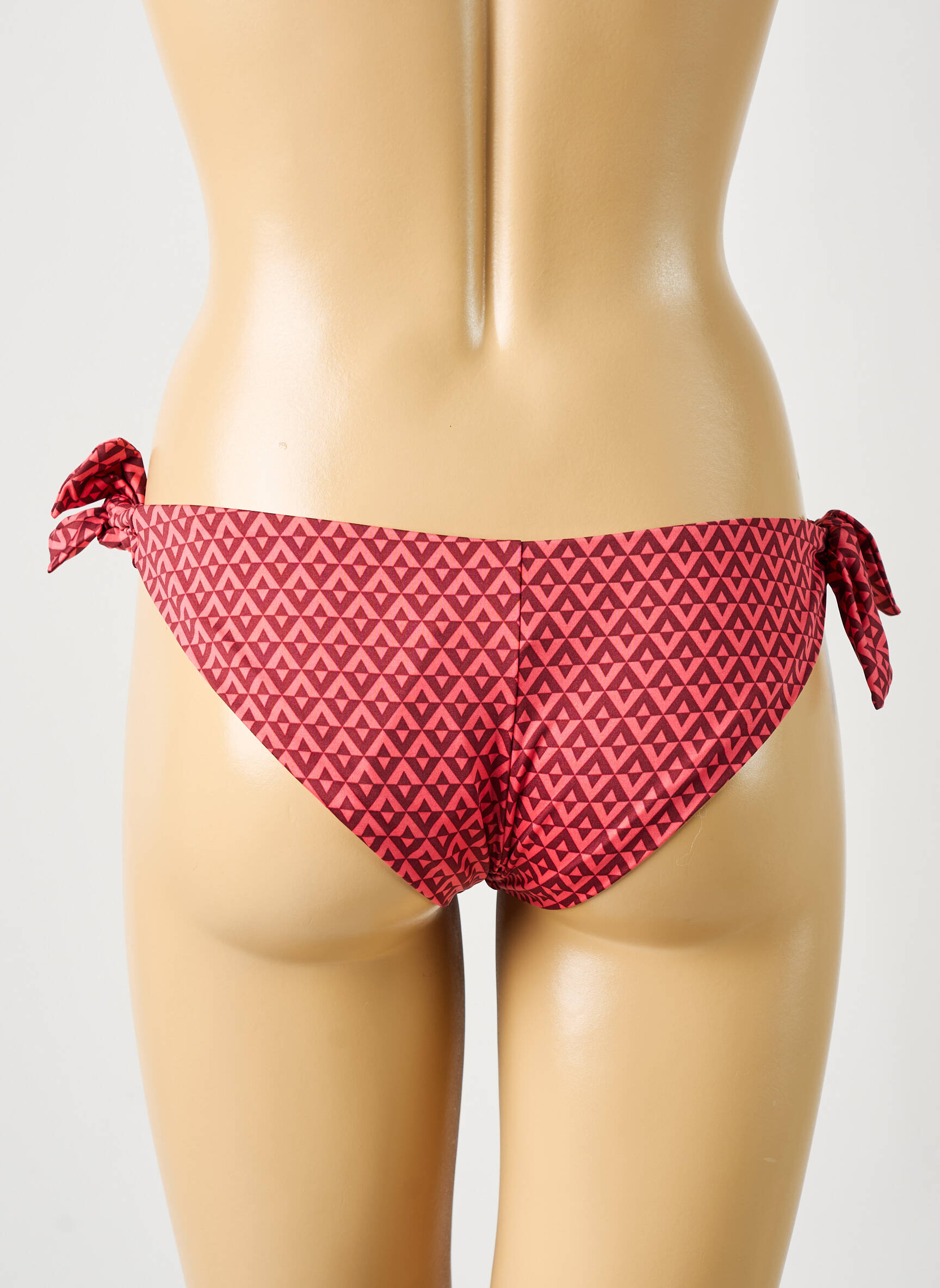Maudymosi kelnaitės satino audinys bikini raudona SIMONE PERELE moteris