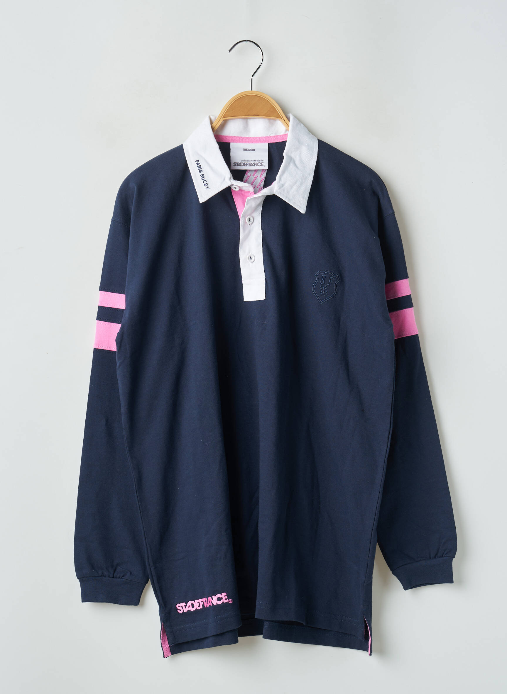 Polo ilgos rankovės ilgos rankovės mėlyna STADEFRANCE vyras