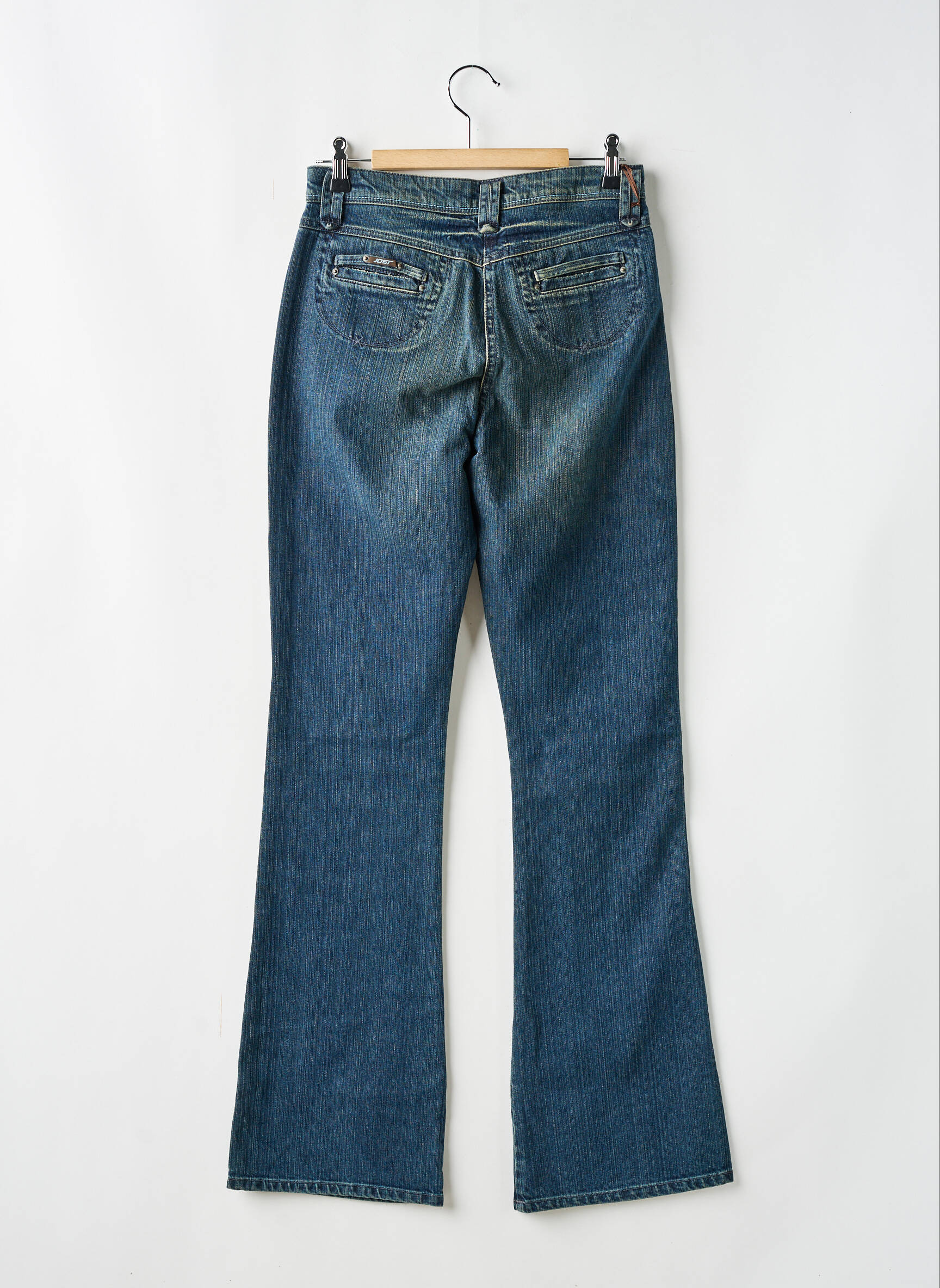 Bootcut džinsai aukšta talija aukšta talija mėlyna JOST moteris
