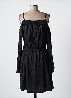 Pusilgių suknelė ilgos rankovės ilgos rankovės juodas THE KOOPLES moteris