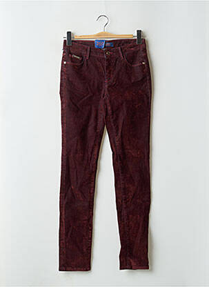 Lieknos kelnės aukšta talija aukšta talija raudona TRUSSARDI JEANS moteris