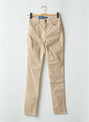 Lieknos kelnės aukšta talija aukšta talija bežinis TRUSSARDI JEANS moteris