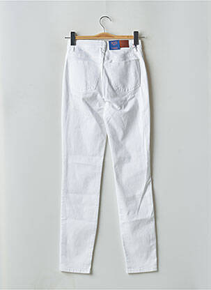 Lieknos kelnės aukšta talija aukšta talija baltas TRUSSARDI JEANS moteris