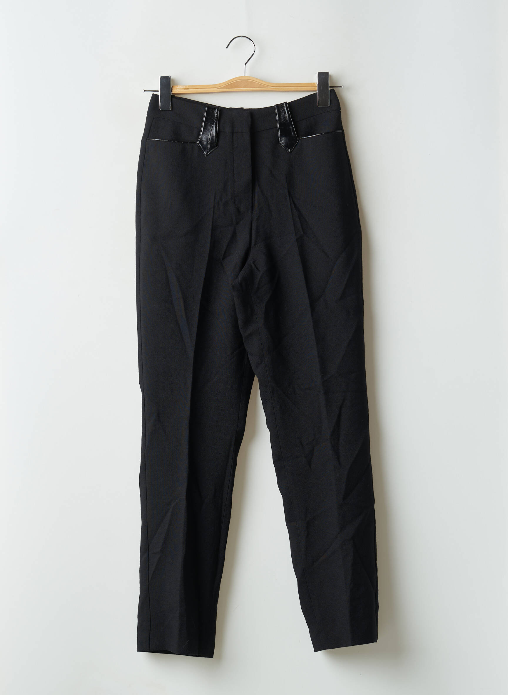 7/8 kelnės aukšta talija aukšta talija juodas THE KOOPLES moteris