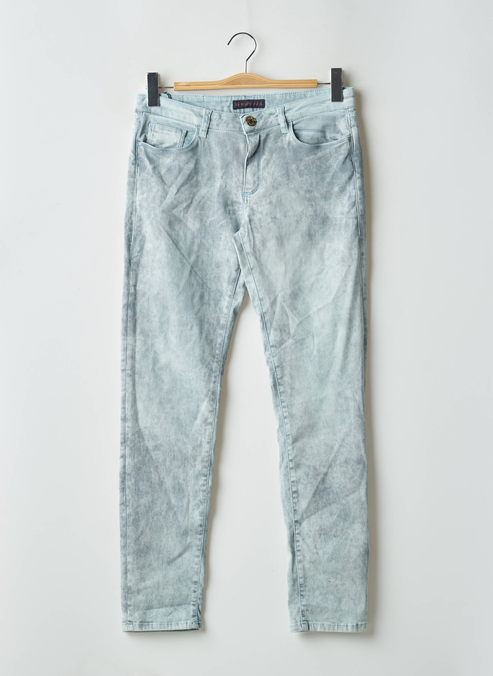 Lieknos džinsai tamprumas normala dydis mėlyna TRUSSARDI JEANS moteris