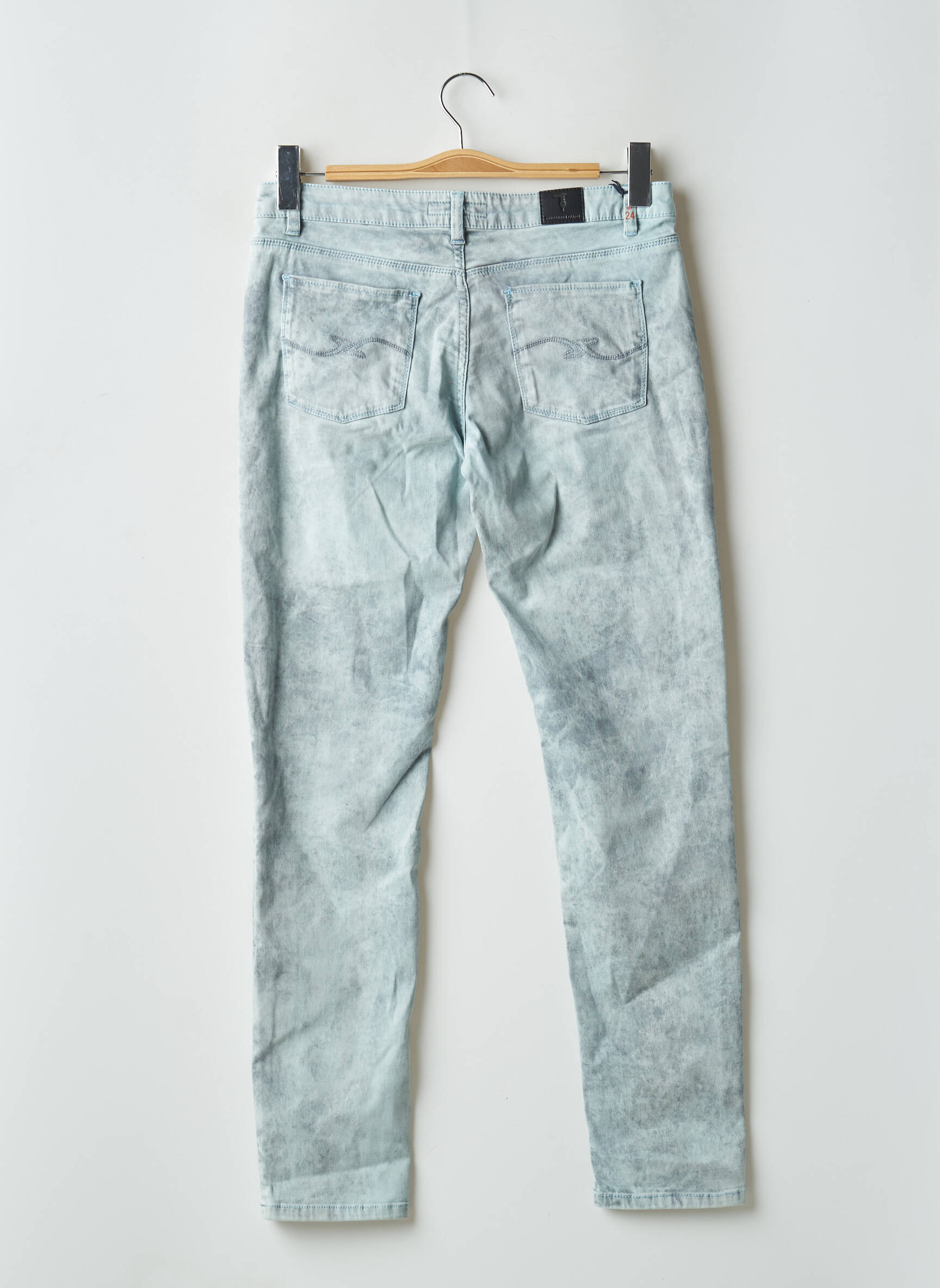 Lieknos džinsai tamprumas normala dydis mėlyna TRUSSARDI JEANS moteris