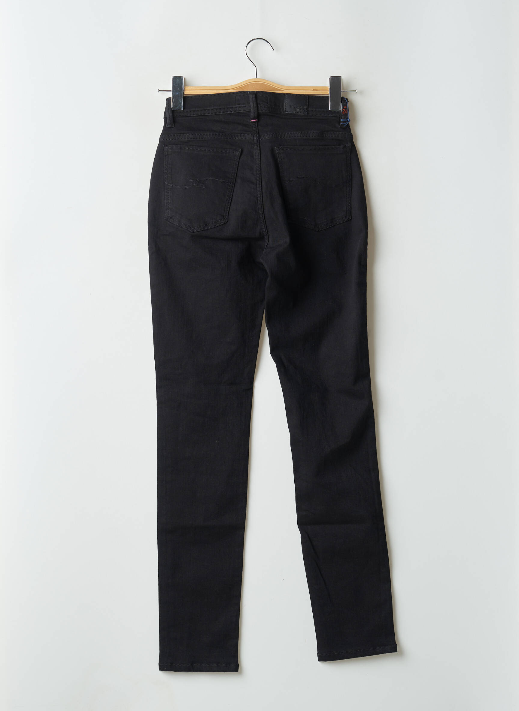 Lieknos džinsai aukšta talija aukšta talija juodas TRUSSARDI JEANS moteris