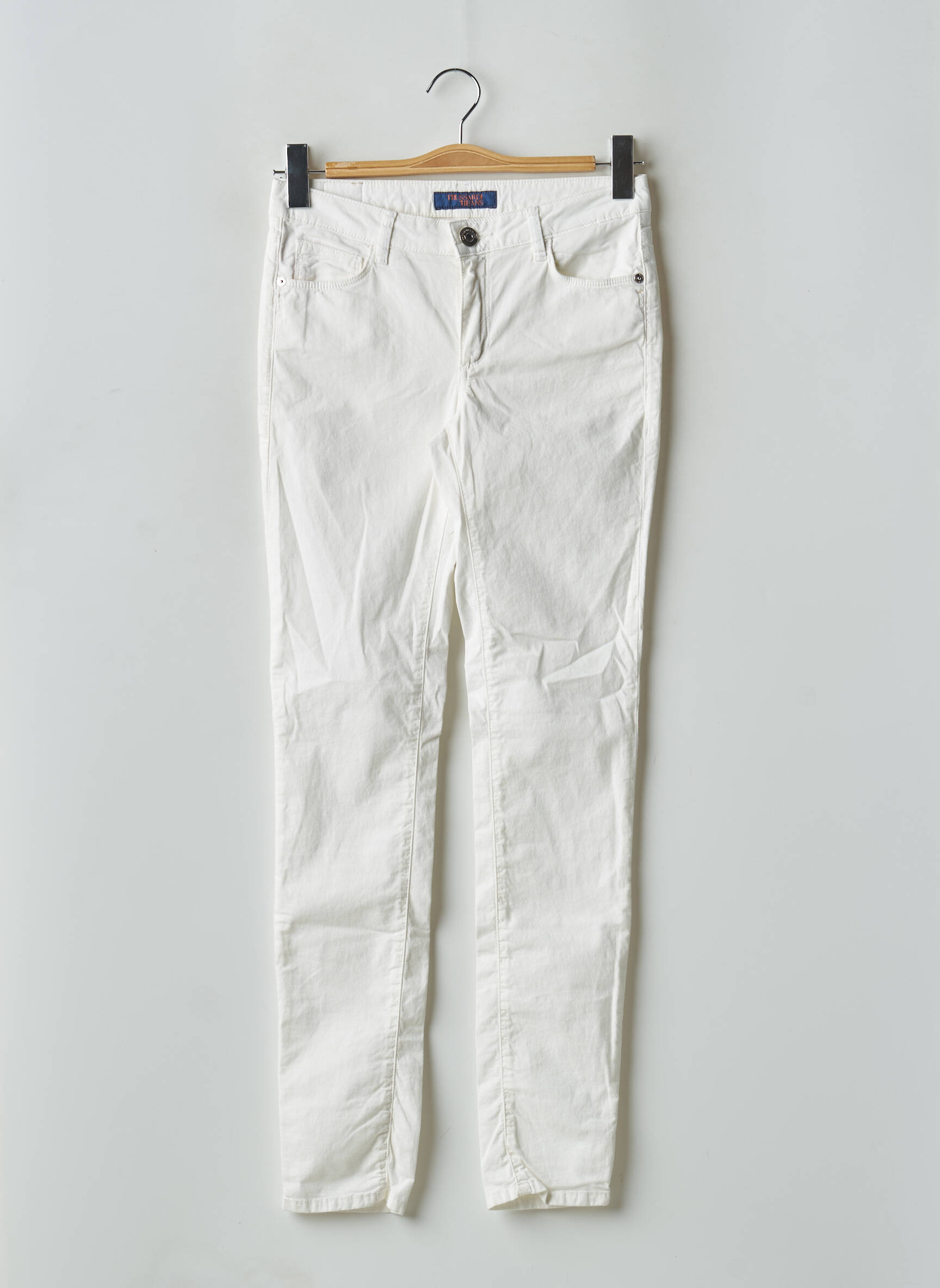 Lieknos kelnės maža dydžio maža dydžio bežinis TRUSSARDI JEANS moteris