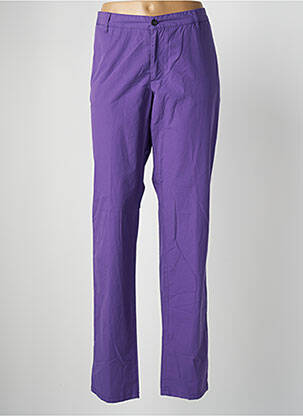 Chino kelnė uždarymas su užtrauktuku po mygtuku uždengimu normala dydis violetinis THE KOOPLES moteris