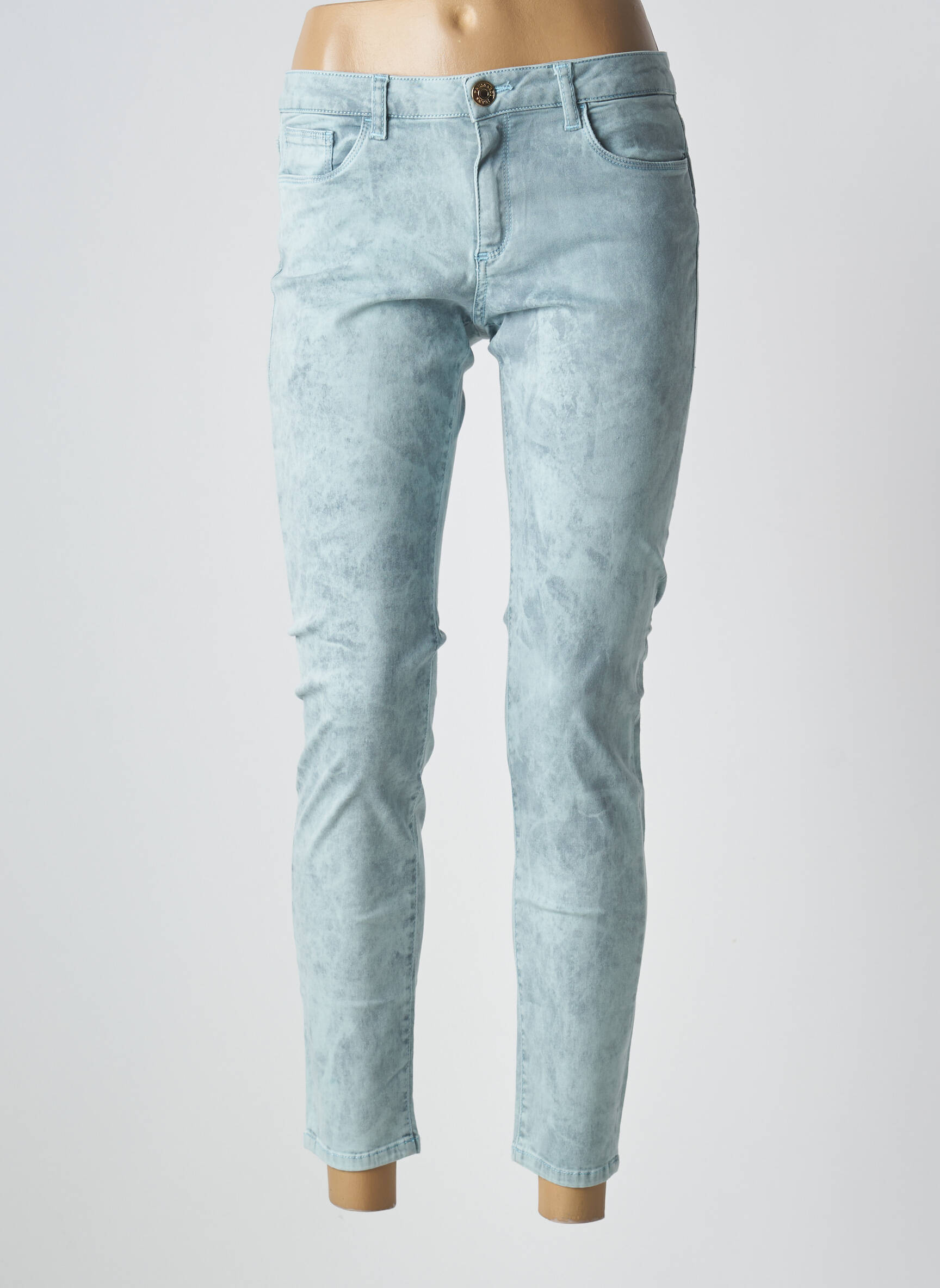 Lieknos džinsai maža dydžio maža dydžio pilka TRUSSARDI JEANS moteris