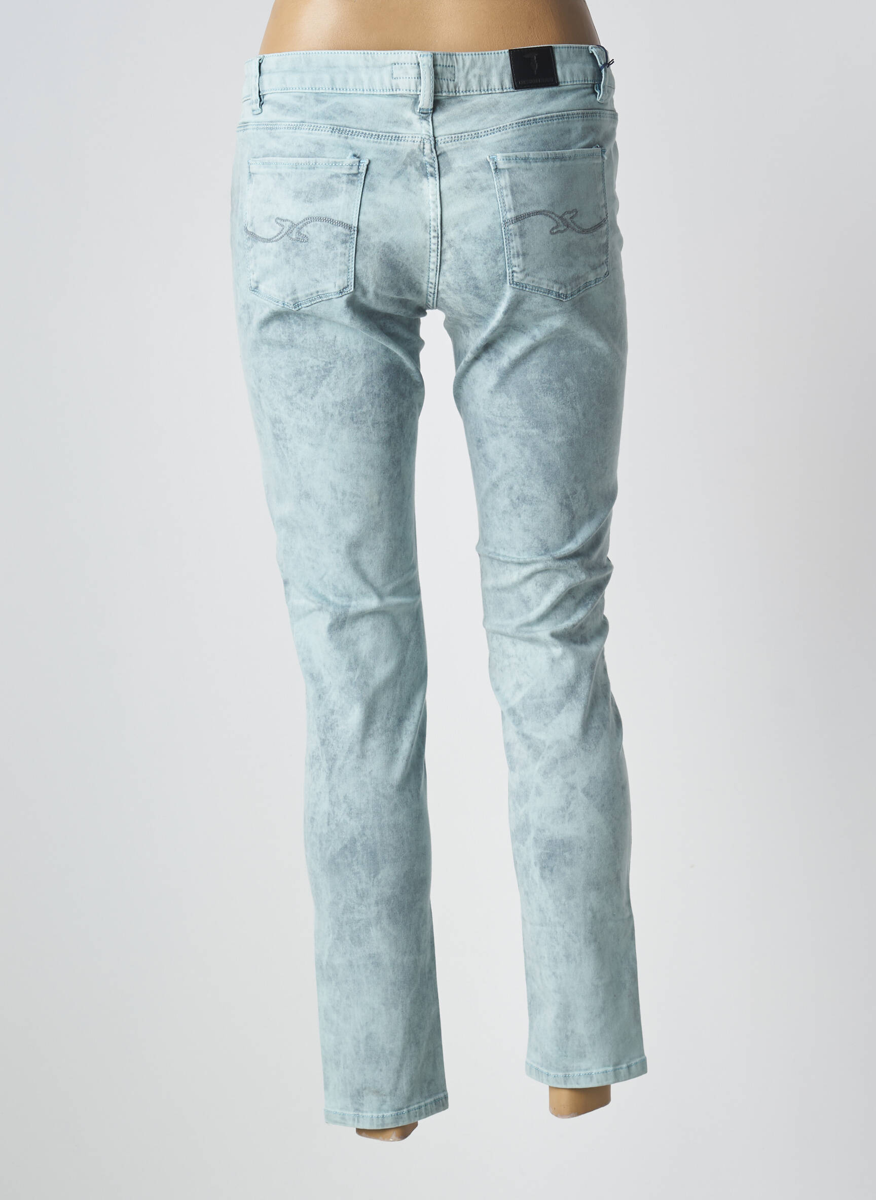 Lieknos džinsai maža dydžio maža dydžio pilka TRUSSARDI JEANS moteris