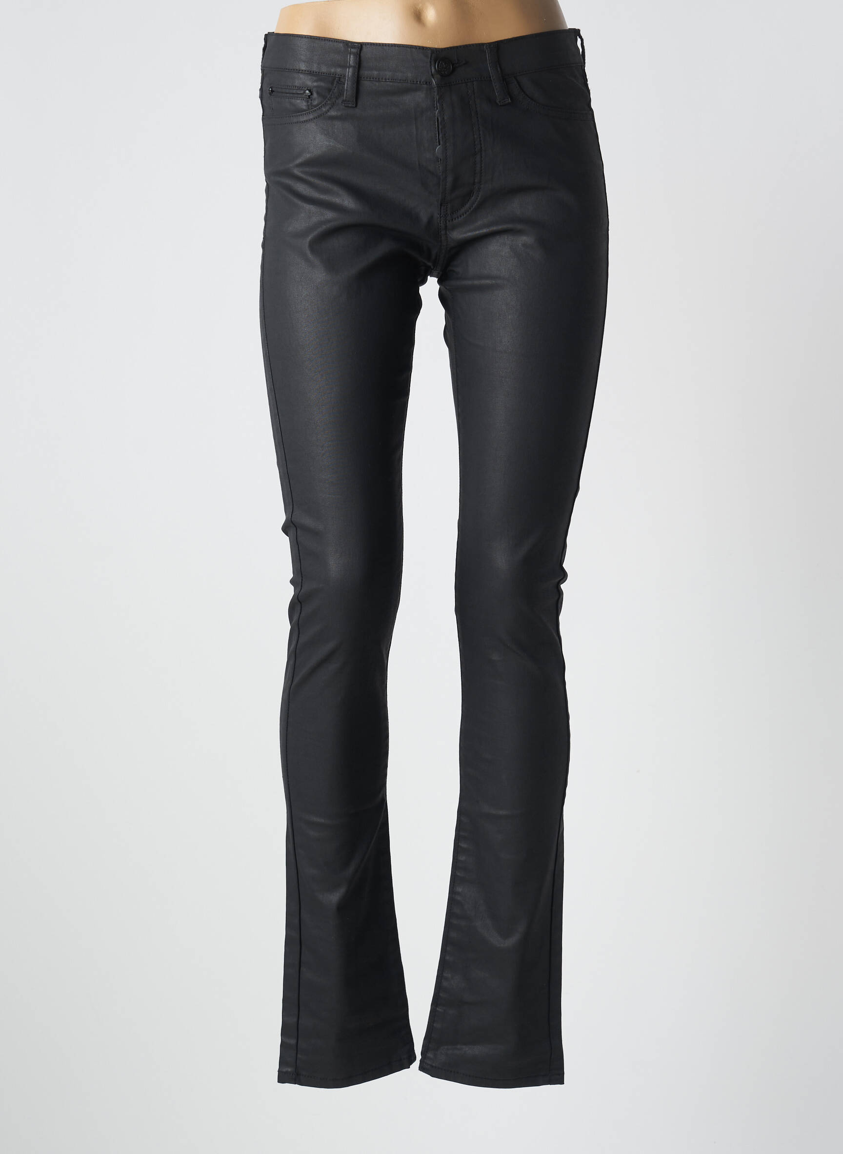 Lieknos kelnės dengtas audinys normala dydis juodas THE KOOPLES moteris