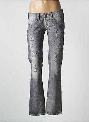 Bootcut džinsai kišenės pilka BSB moteris
