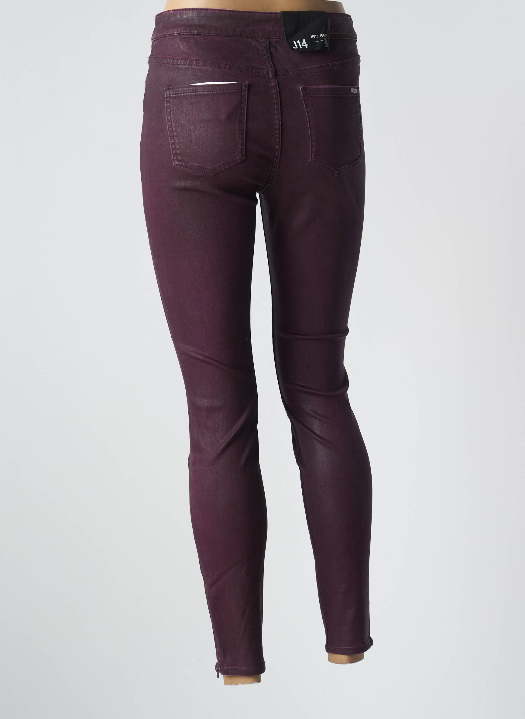 Lieknos kelnės kišenės violetinis ARMANI EXCHANGE moteris