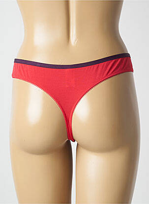 Tanga satino efektas raudona HUIT moteris