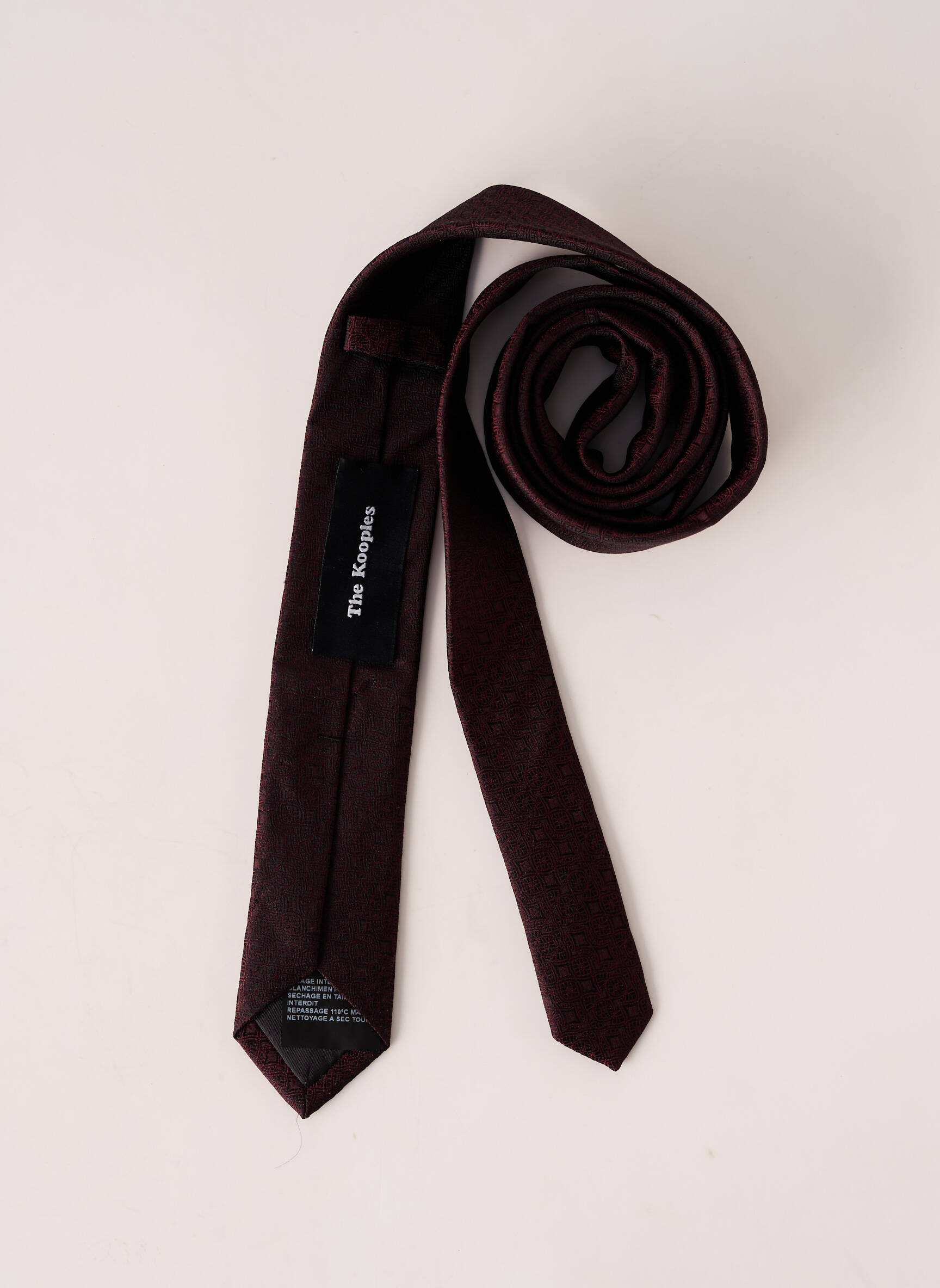 Kaklaraištis pamušalas violetinis THE KOOPLES vyras