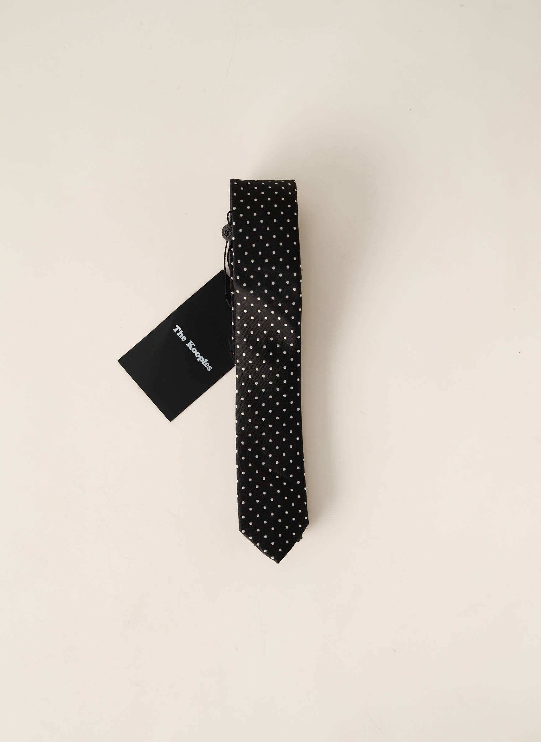 Kaklaraištis satino audinys juodas THE KOOPLES vyras