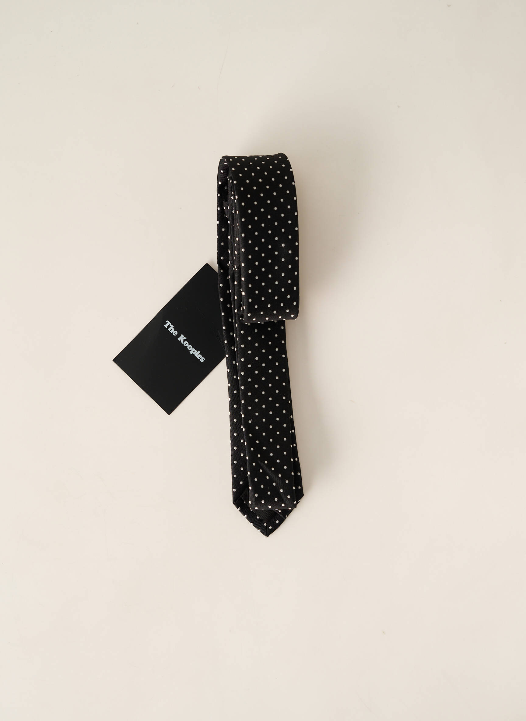 Kaklaraištis satino audinys juodas THE KOOPLES vyras