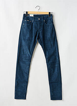 Lieknos kelnės uždarymas su užtrauktuku po mygtuku uždengimu mėlyna PEPE JEANS vyras