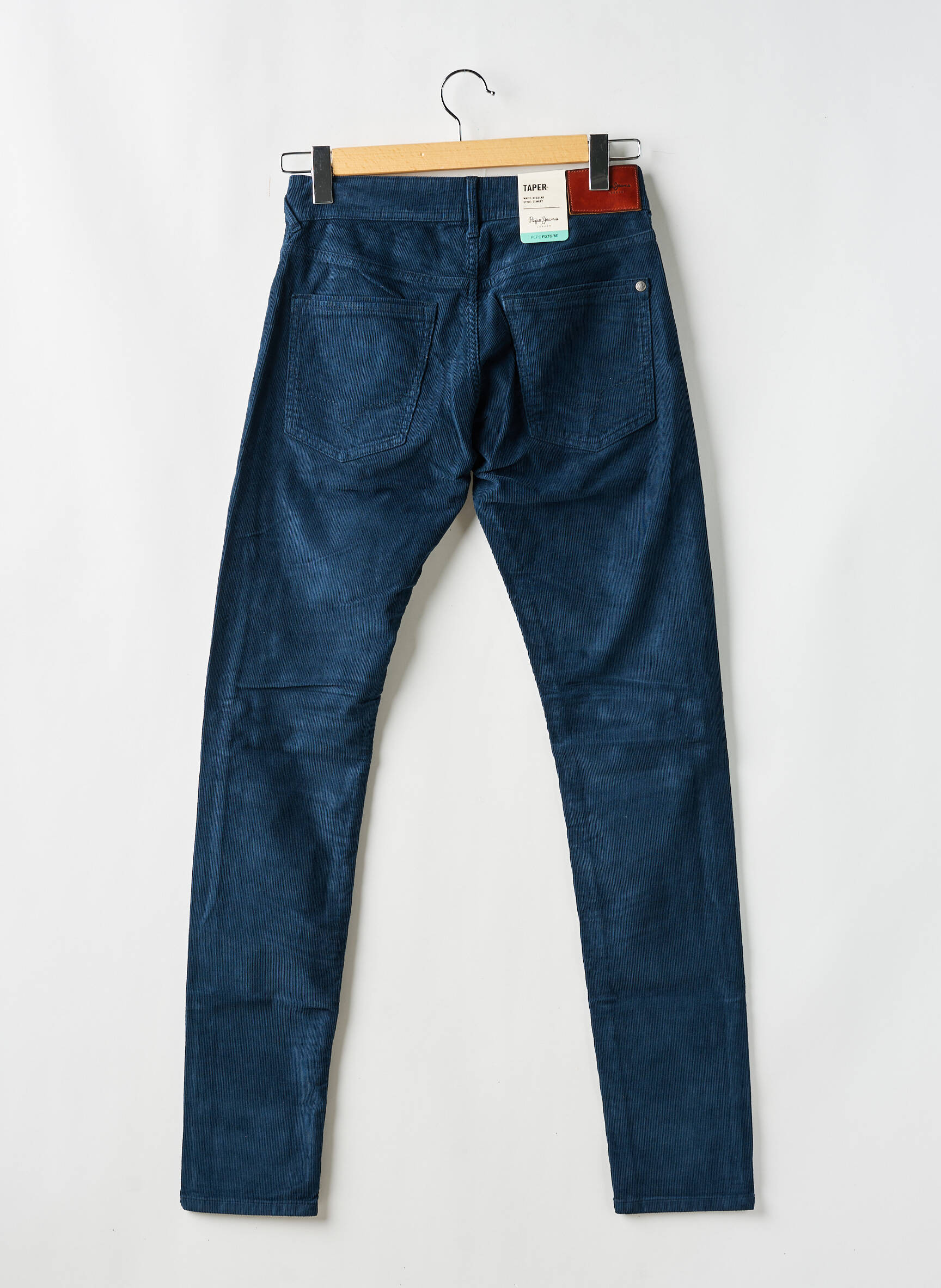 Lieknos kelnės uždarymas su užtrauktuku po mygtuku uždengimu mėlyna PEPE JEANS vyras