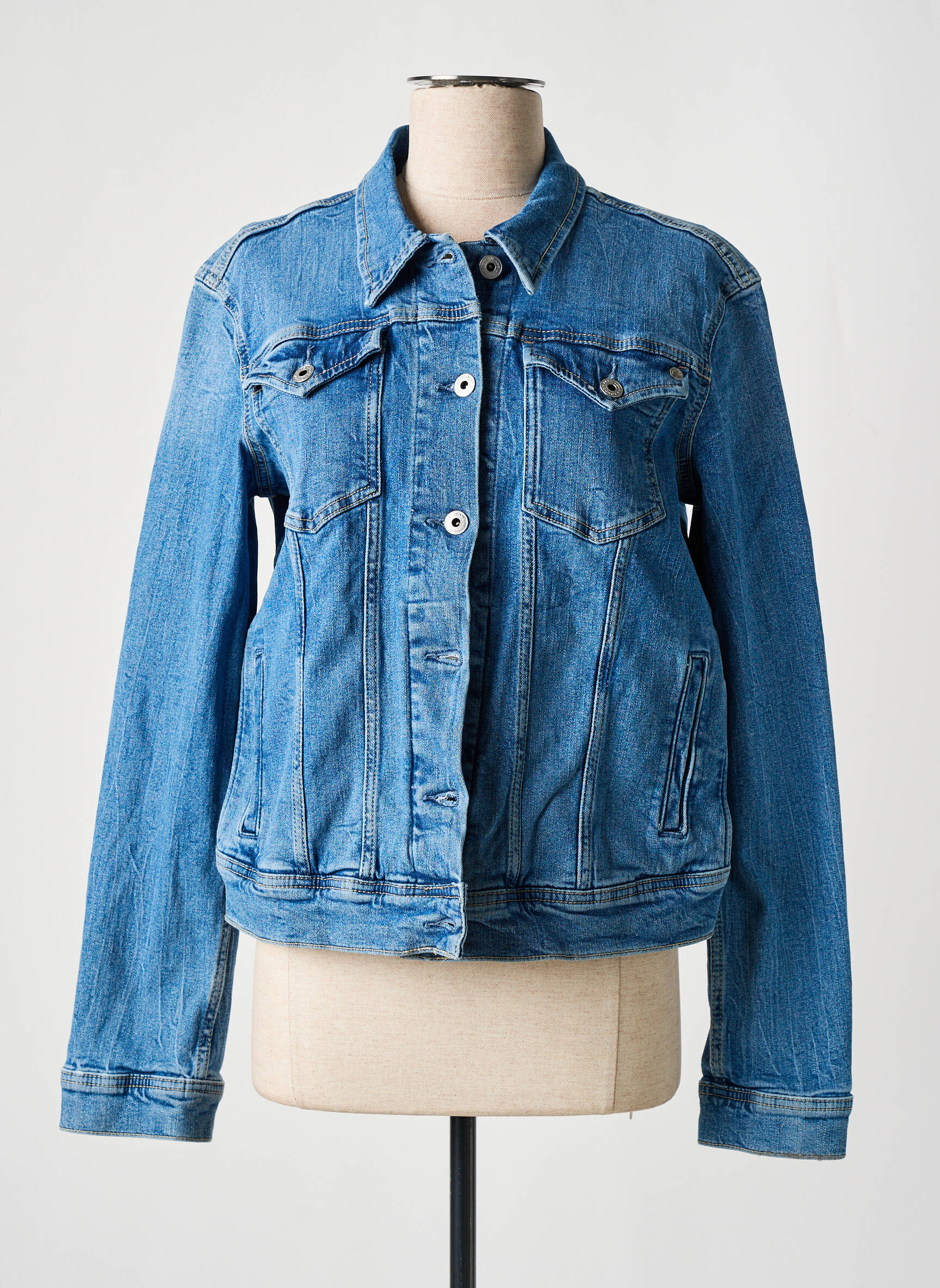 Kasdienis švarkas kišenės mėlyna PEPE JEANS moteris