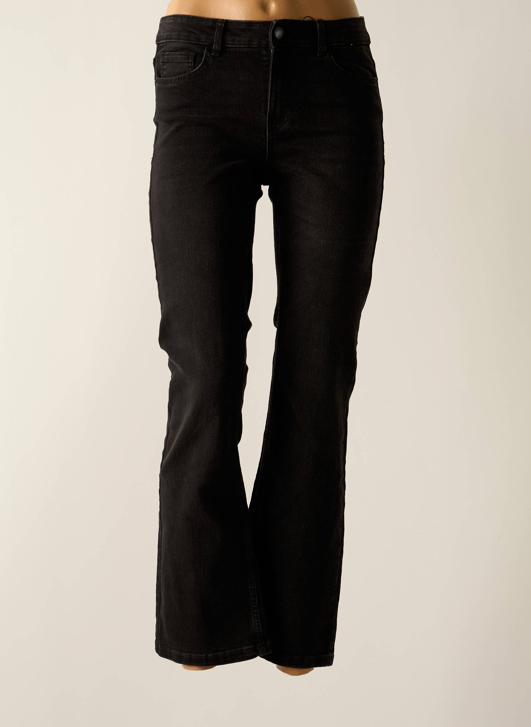 Bootcut džinsai aukšta talija aukšta talija juodas VERO MODA moteris