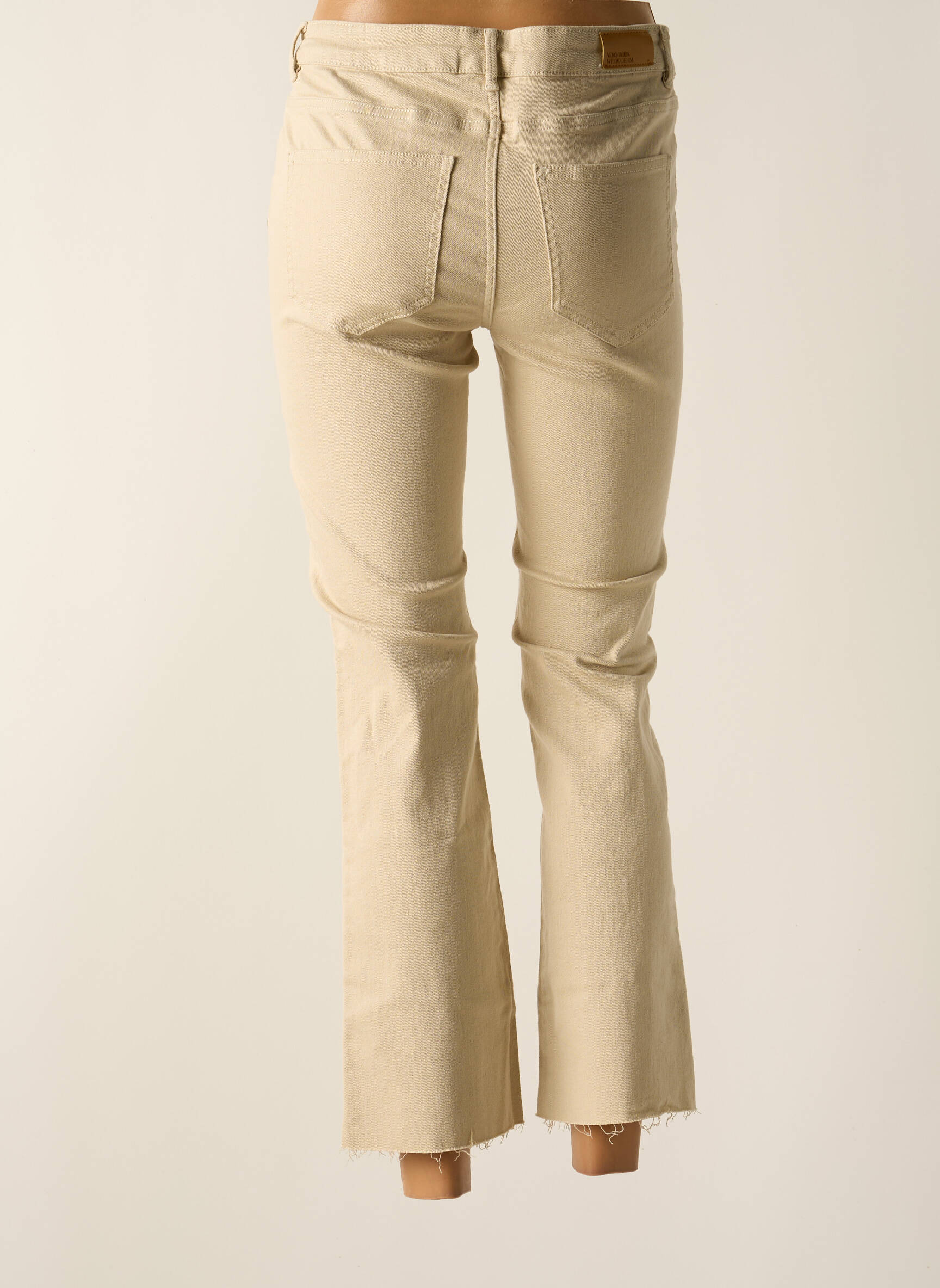 Bootcut džinsai aukšta talija aukšta talija bežinis VERO MODA moteris
