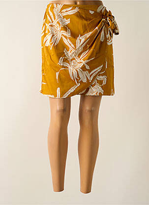 Trumpas sijonas tiesi kirpimas geltona AWARE BY VERO MODA moteris