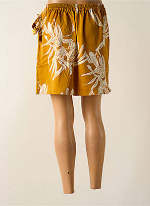 Trumpas sijonas tiesi kirpimas geltona AWARE BY VERO MODA moteris