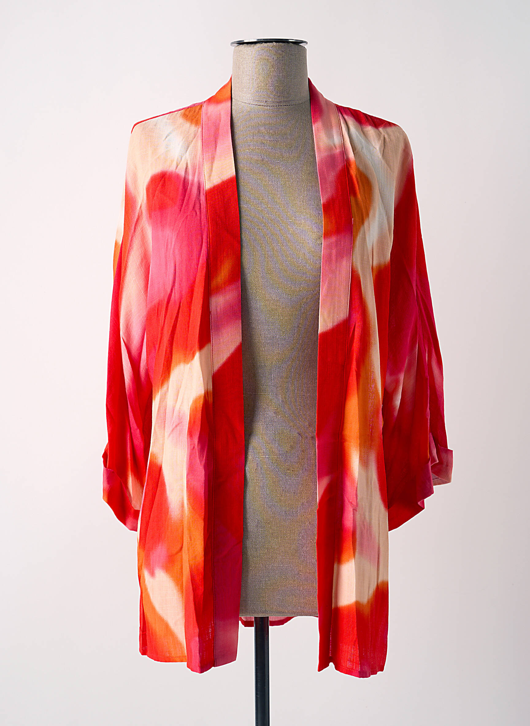 Kimono striukė tiesioginis dažymas su spalvų perėjimais oranžinė VERO MODA moteris