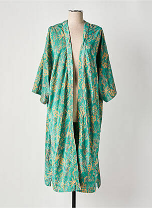 Kimono striukė ilgos rankovės žalias LE SUN moteris