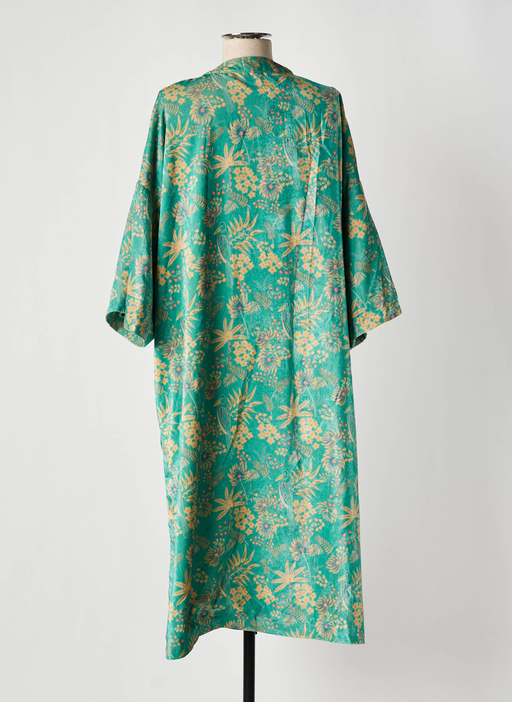 Kimono striukė ilgos rankovės žalias LE SUN moteris