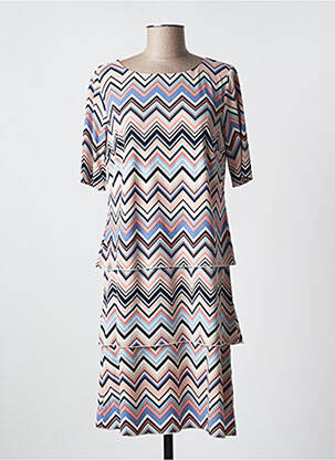 Pusilgių suknelė sklandi forma trumpas rankovės rožinė BETTY BARCLAY moteris