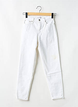Mama džinsai baltas CALVIN KLEIN moteris