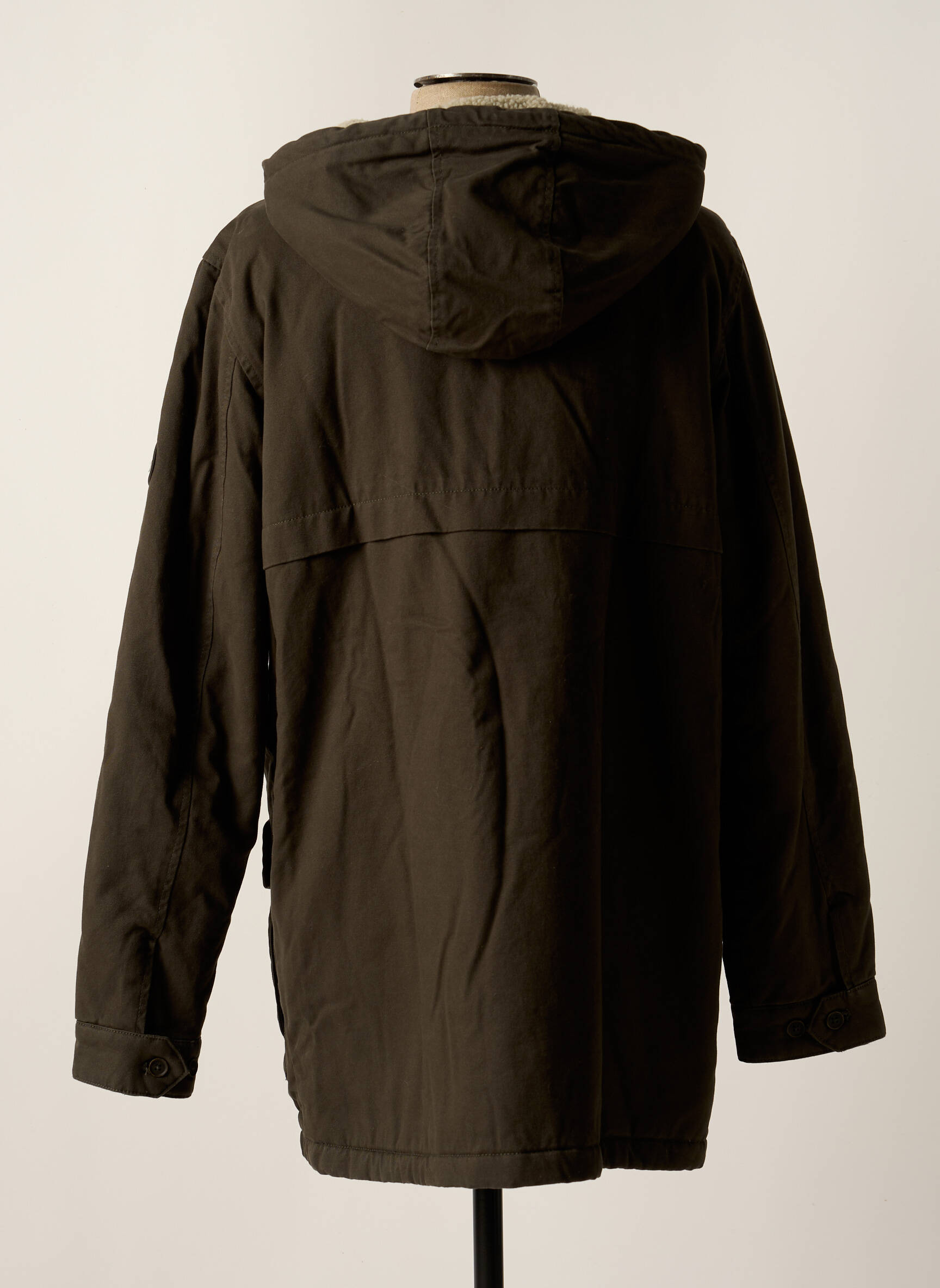 Parka ilgos rankovės su gobtuvu žalias ONLY&SONS vyras