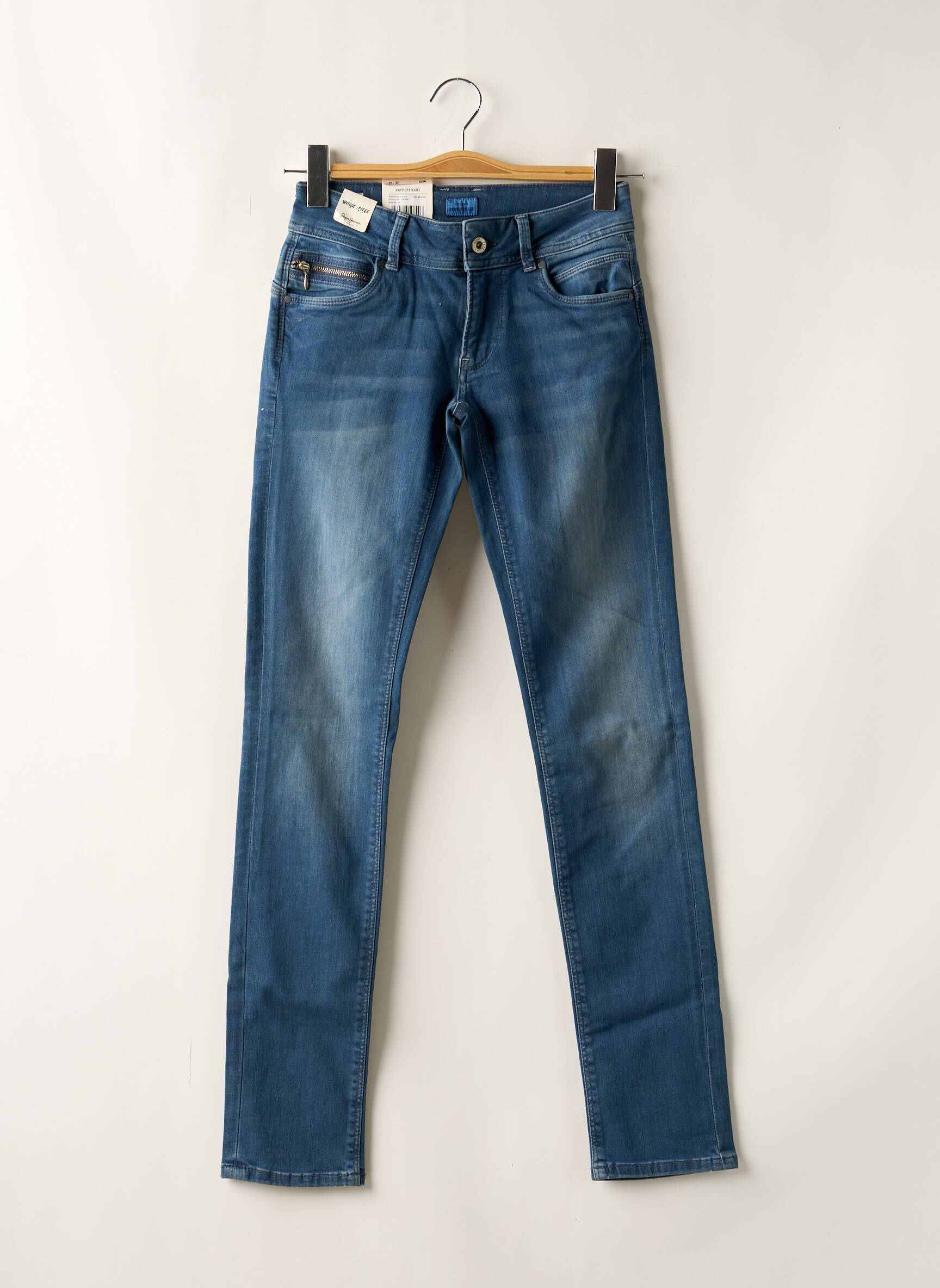 Lieknos džinsai tamprumas normala dydis mėlyna PEPE JEANS moteris
