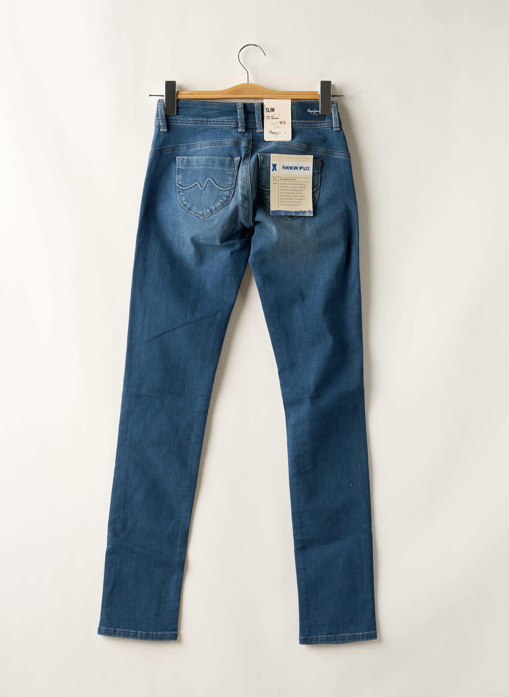 Lieknos džinsai tamprumas normala dydis mėlyna PEPE JEANS moteris