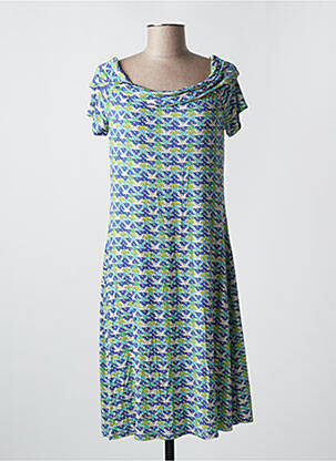 Pusilgių suknelė trumpas rankovės trumpas rankovės mėlyna SURKANA moteris