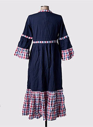 Ilga suknelė 3/4 rankovės mėlyna RHUM RAISIN moteris