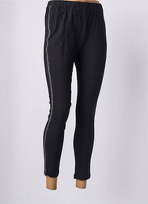 Legingas jersey audinys normala dydis juodas RHUM RAISIN moteris
