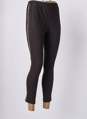 Legingas jersey audinys normala dydis rudas RHUM RAISIN moteris