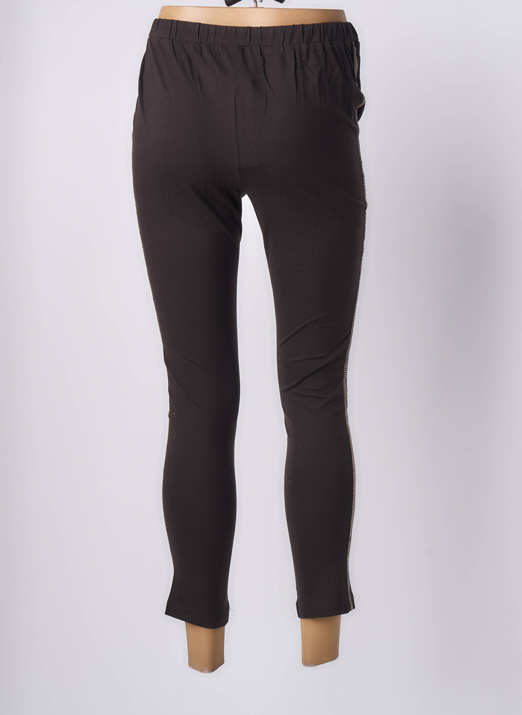 Legingas jersey audinys normala dydis rudas RHUM RAISIN moteris
