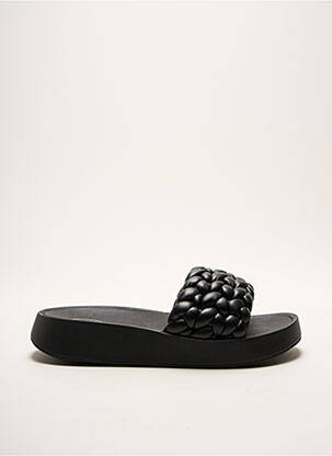 Mule/sabotai satino audinys kulnas nuo 4 iki 6 cm juodas ASH moteris